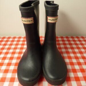 Hunter Toddler Original Black Rain Boots, Size 10
